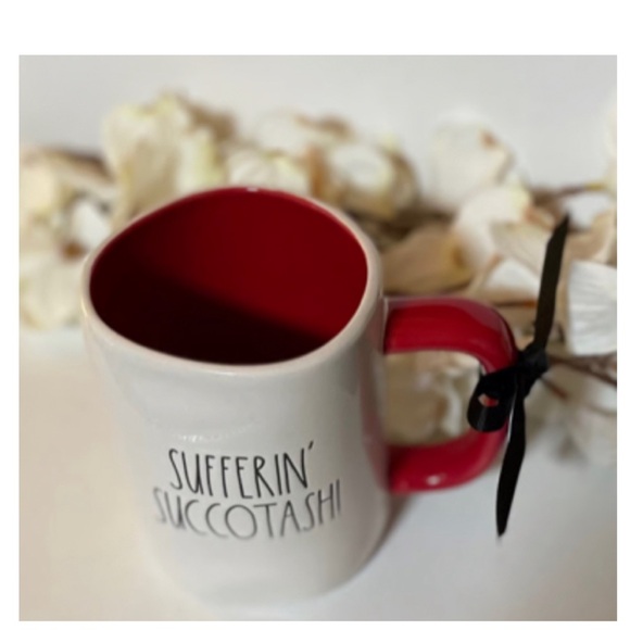 NEW Rae Dunn Sufferin’ Succotash! Coffee Mug Sylvester Looney Tunes Double Sided - Picture 3 of 3